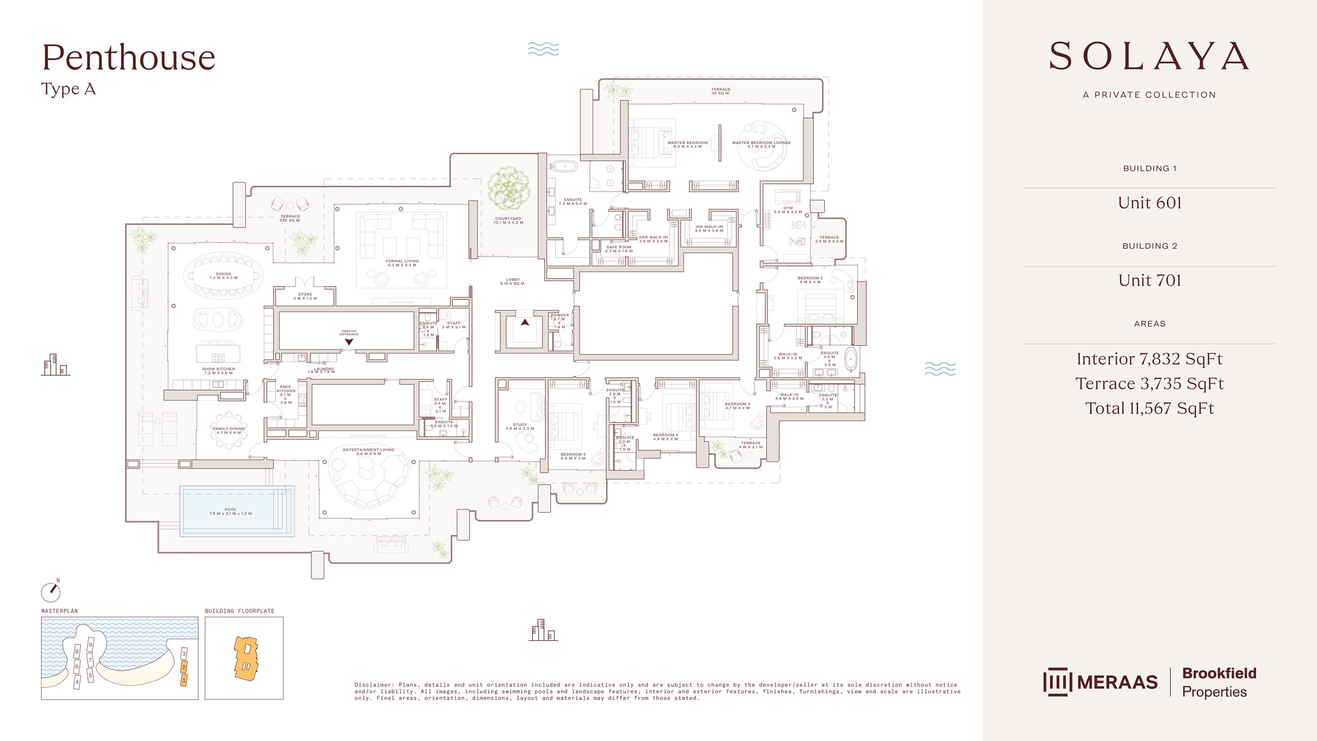 Solaya at La Mer floor plan 7