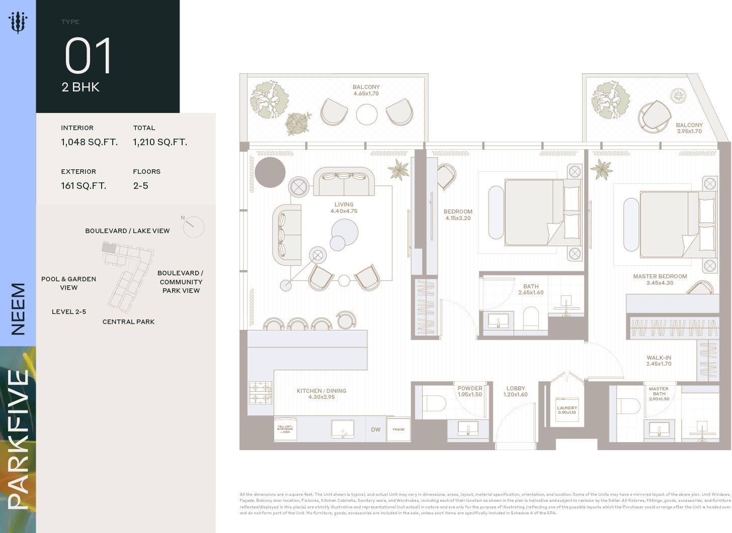Neem at Park Five floor plan 3