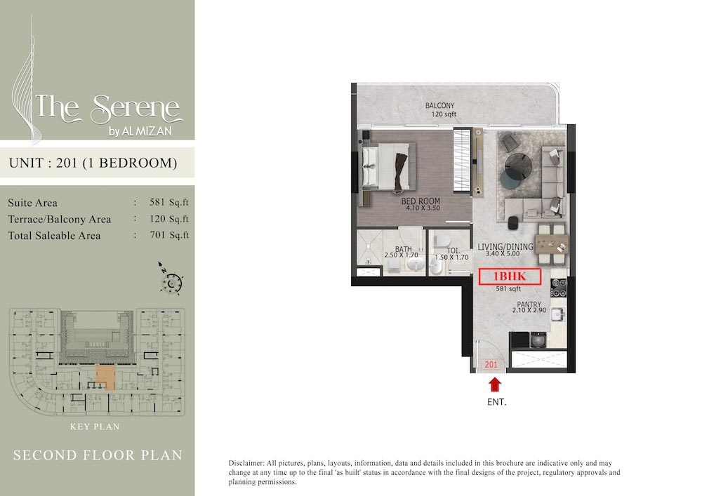 Serene Residences at Dubai South floor plan 2