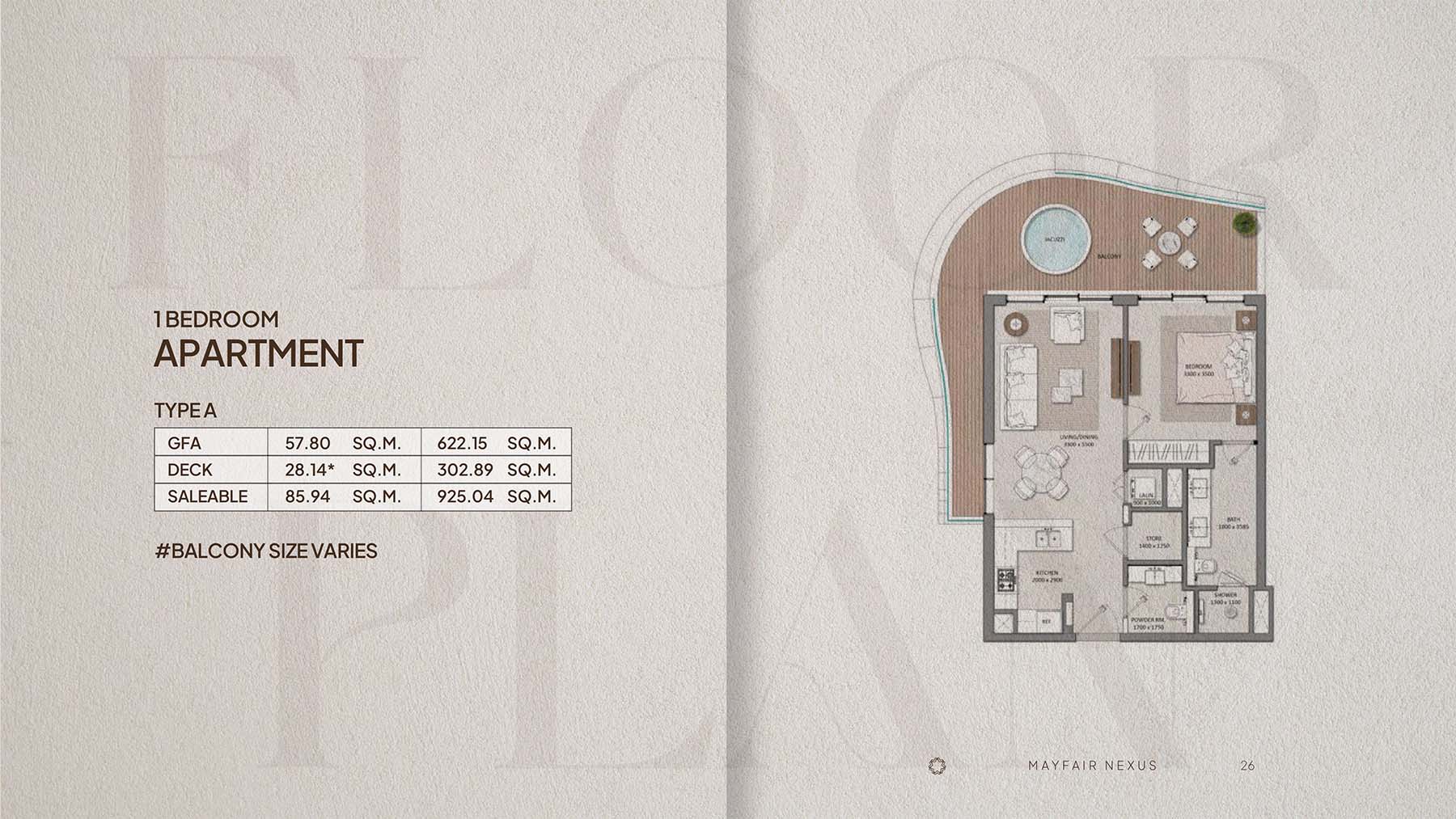 Seven Mayfair Nexus floor plan 1