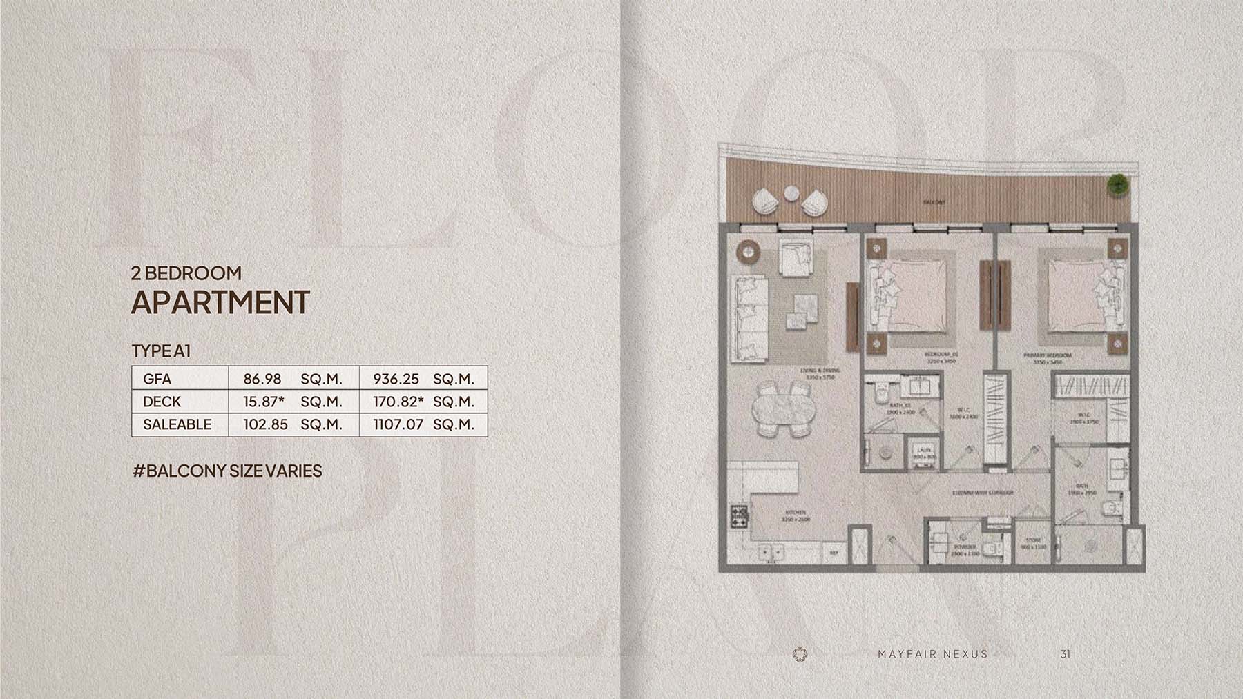 Seven Mayfair Nexus floor plan 2