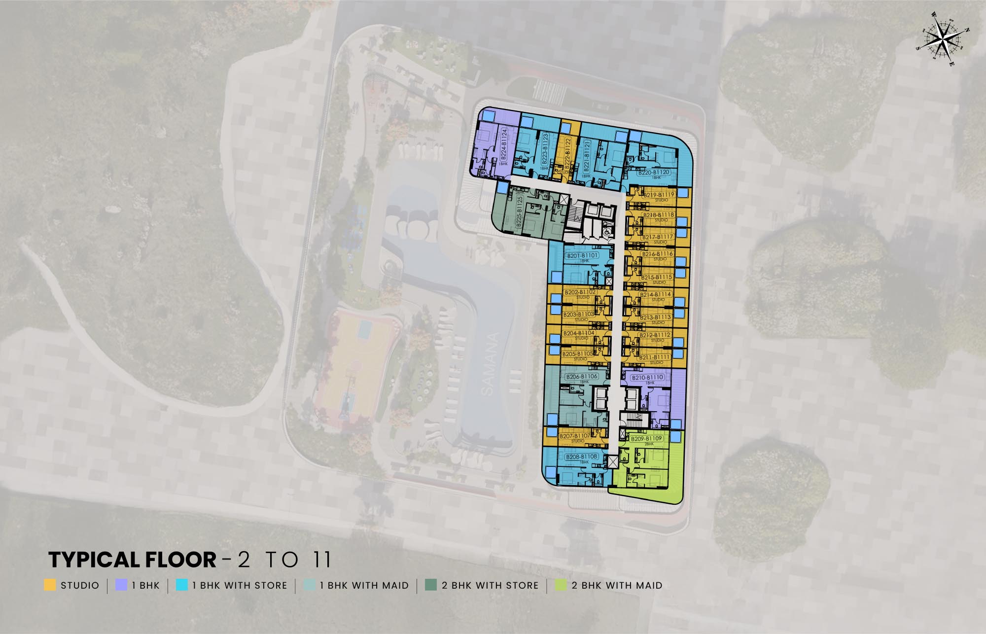 Samana Resorts 2 floor plan 3