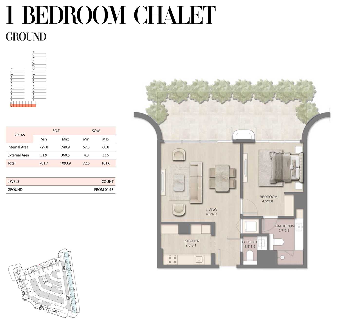 RAK MIRASOL at Mina Al Arab floor plan 2