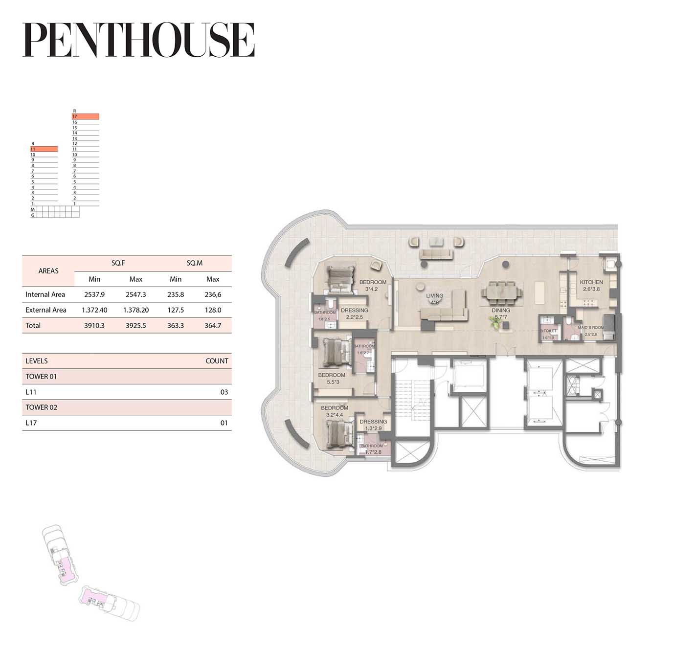 RAK MIRASOL at Mina Al Arab floor plan 7