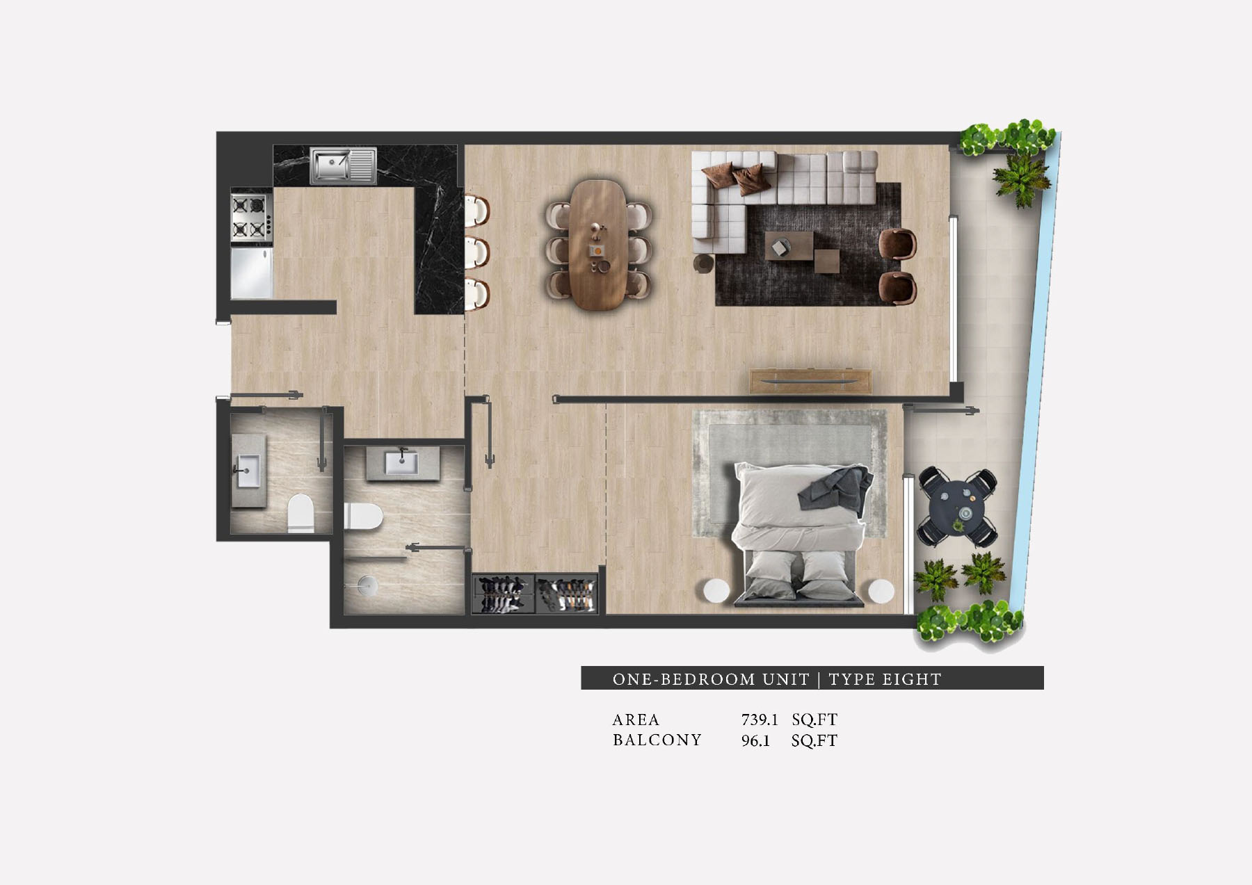 311 Boulevard at JVC floor plan 2