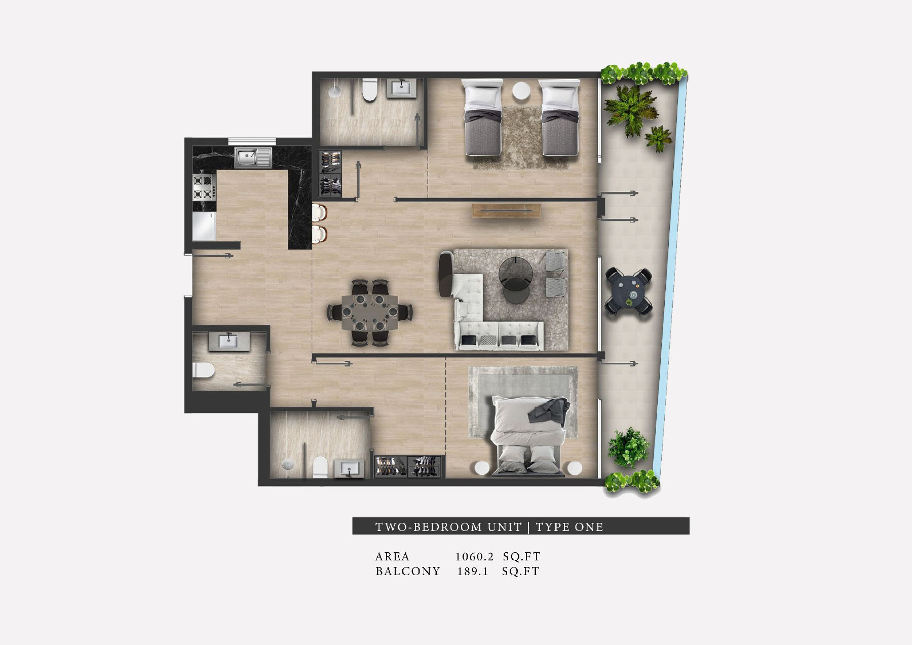 311 Boulevard at JVC floor plan 3