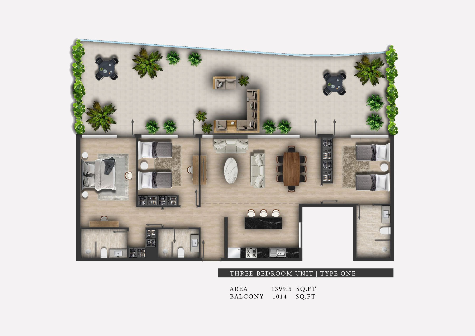 311 Boulevard at JVC floor plan 4