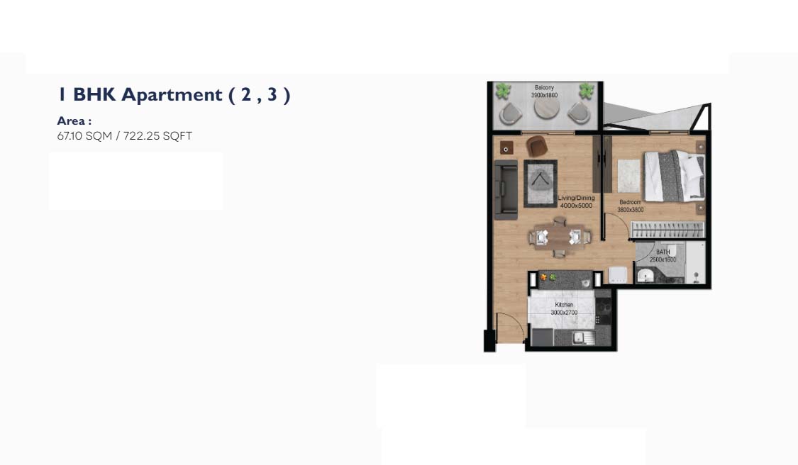 Manam Prime at Dubai South floor plan 1