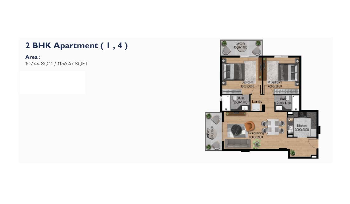 Manam Prime at Dubai South floor plan 2