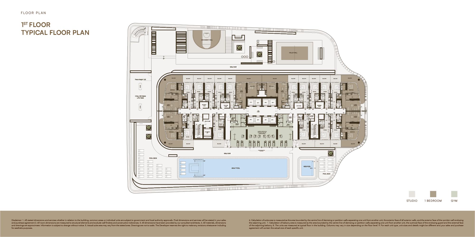 Binghatti Skyhall floor plan 3