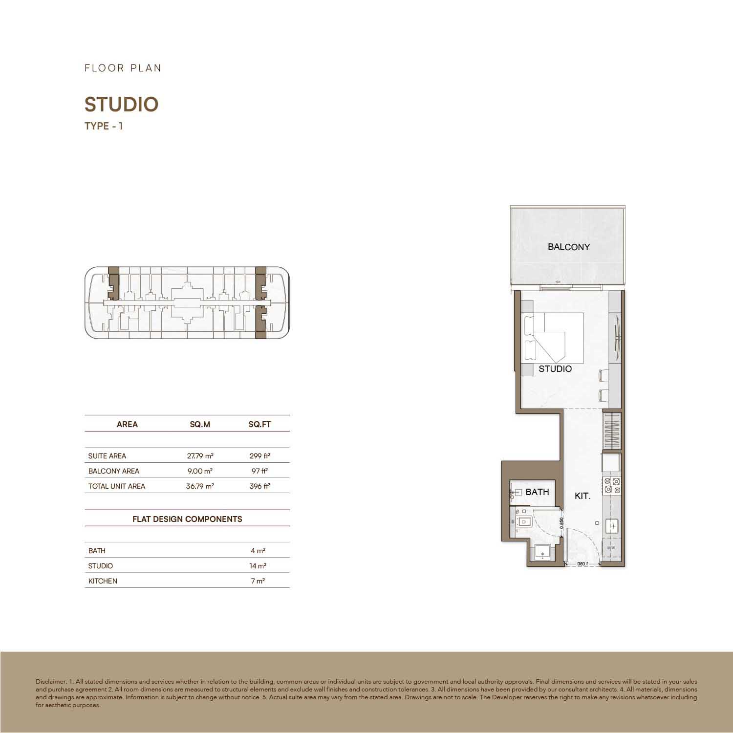 Binghatti Skyhall floor plan 1