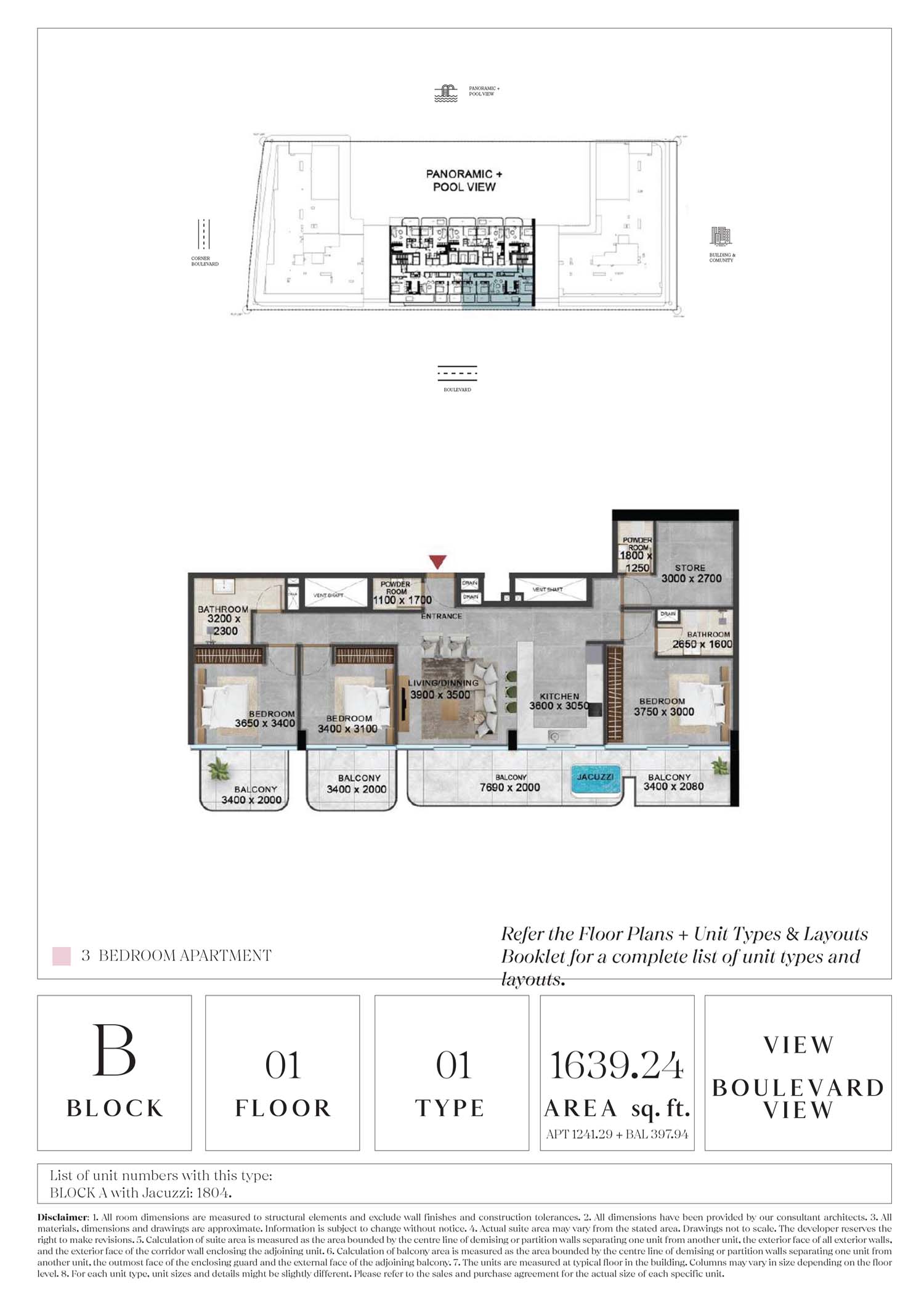 Vivanti Residences at JVC floor plan 5