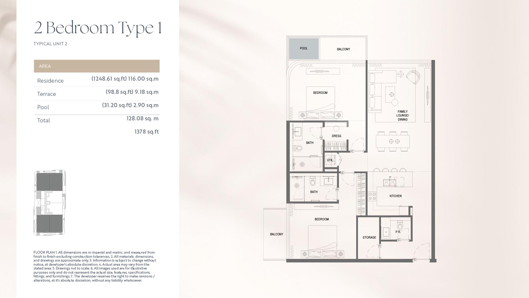 Bayview Boulevard at Dubai Islands floor plan 2
