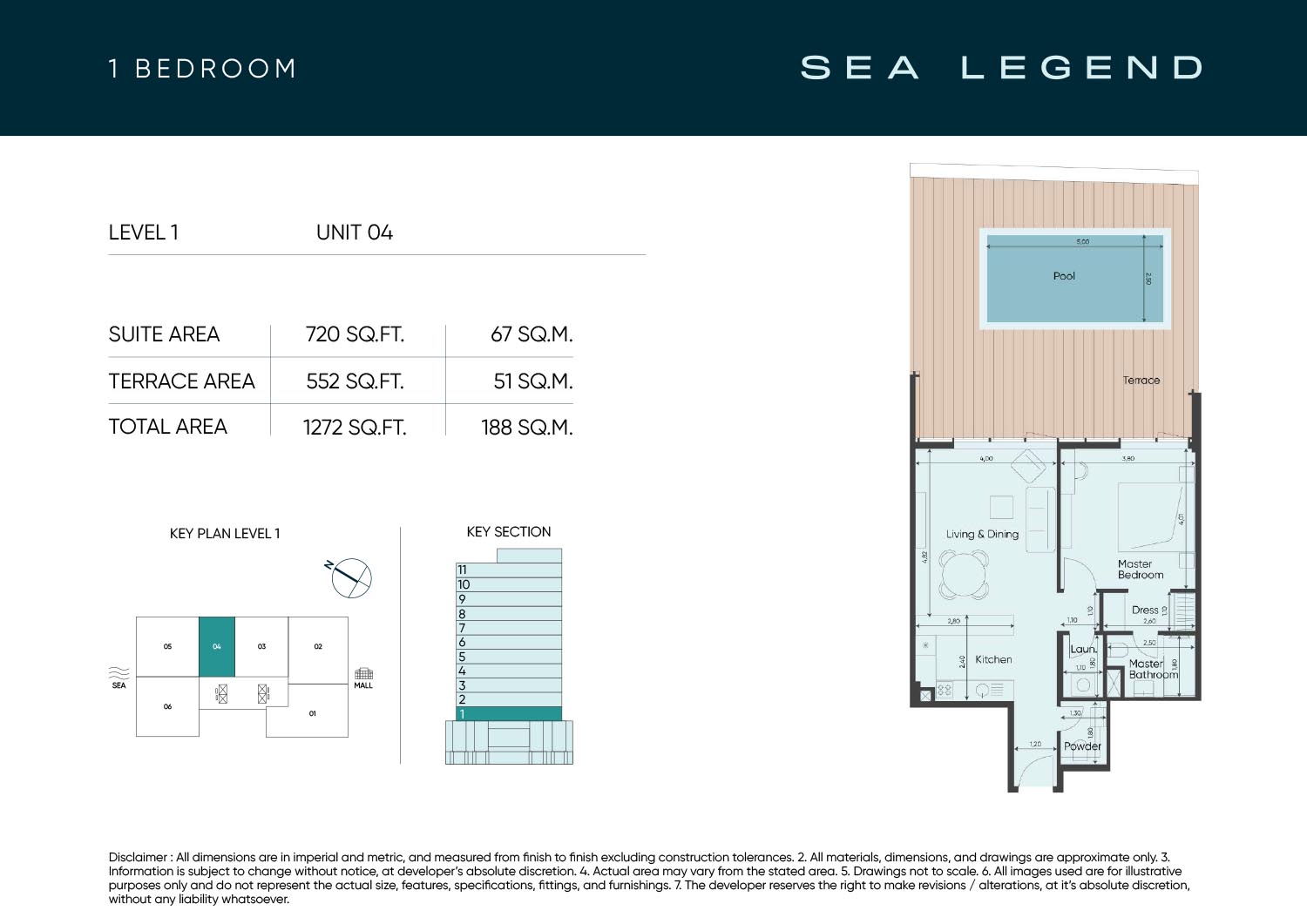 Sea Legend One at Dubai Islands floor plan 1
