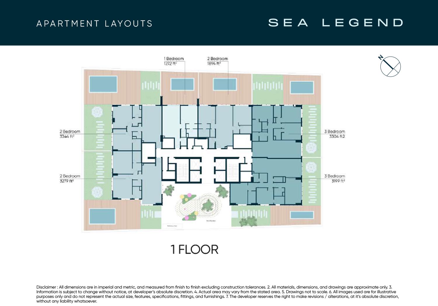 Sea Legend One at Dubai Islands floor plan 2