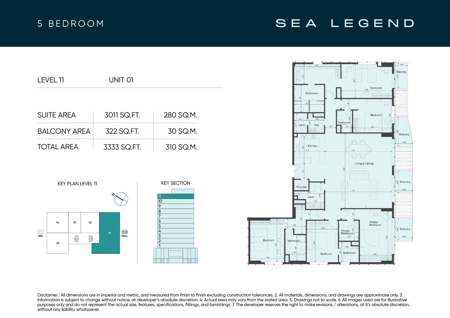 Sea Legend One at Dubai Islands floor plan 5