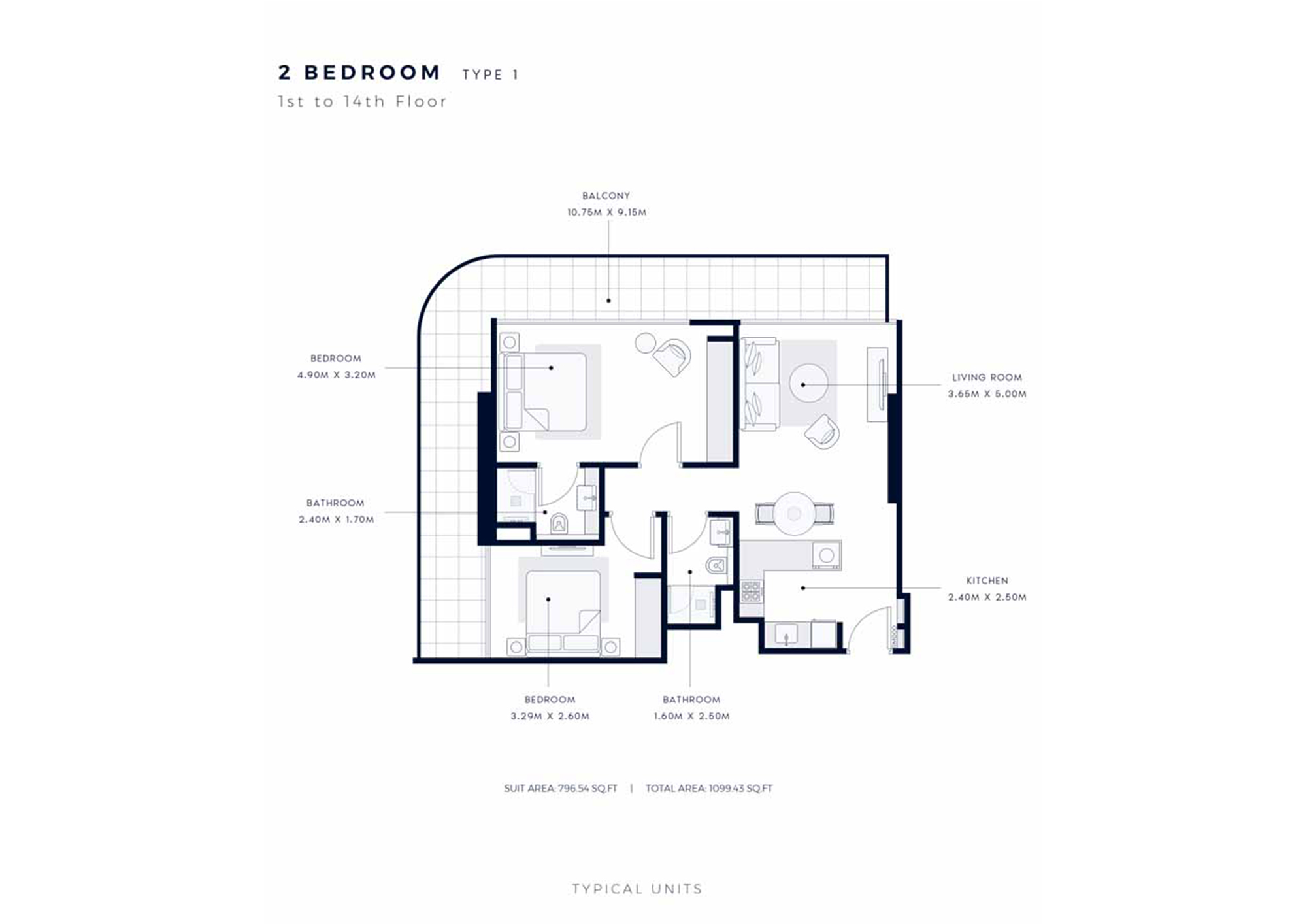 Azizi Grand Apartments floor plan 4