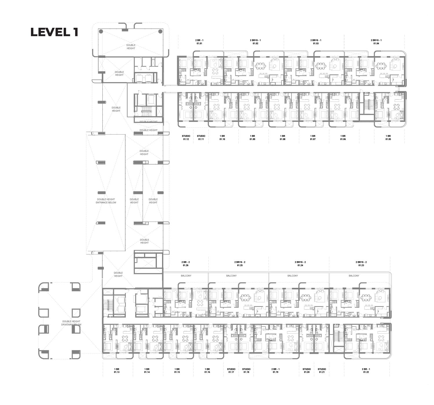 Manarat Living 3 at Saadiyat Island floor plan 3