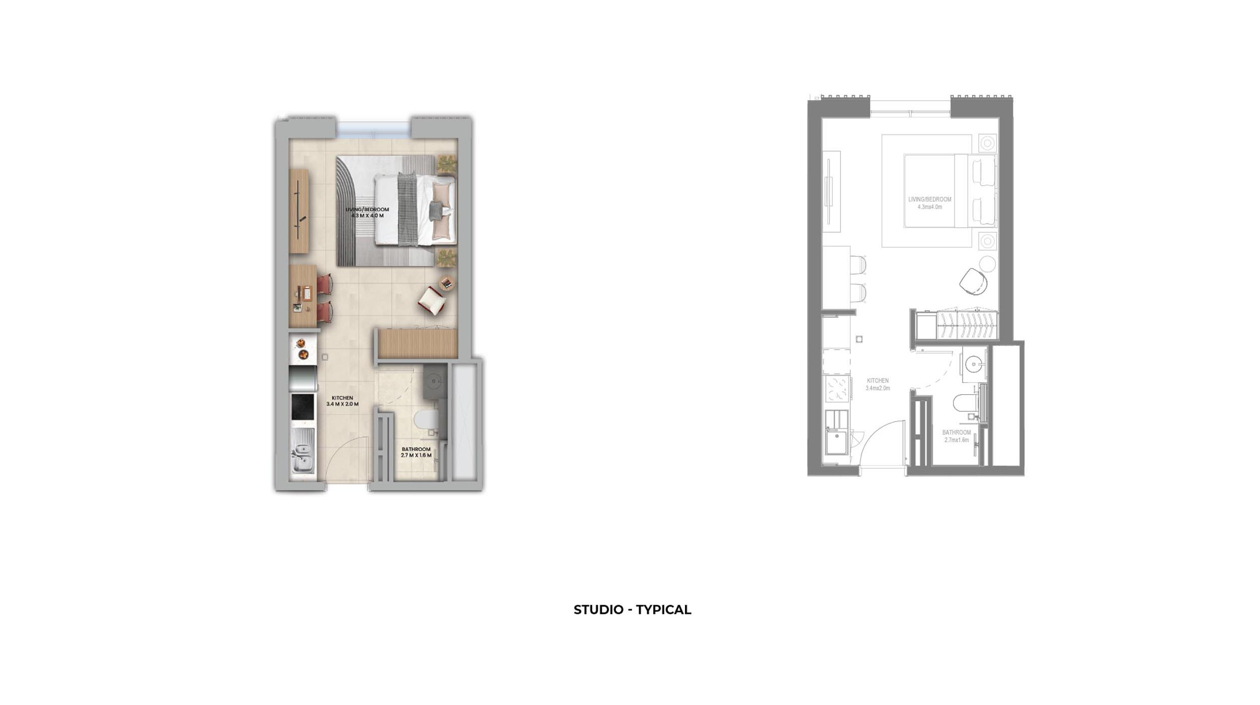 Manarat Living 3 at Saadiyat Island floor plan 1