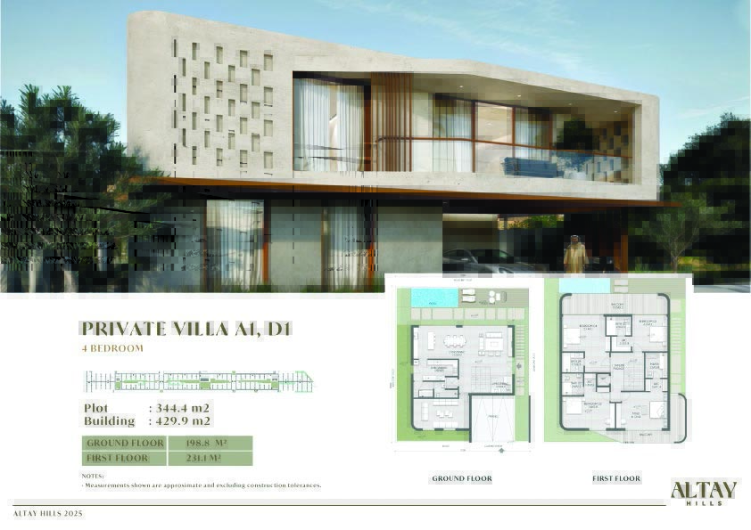 Altay Hills floor plan 5