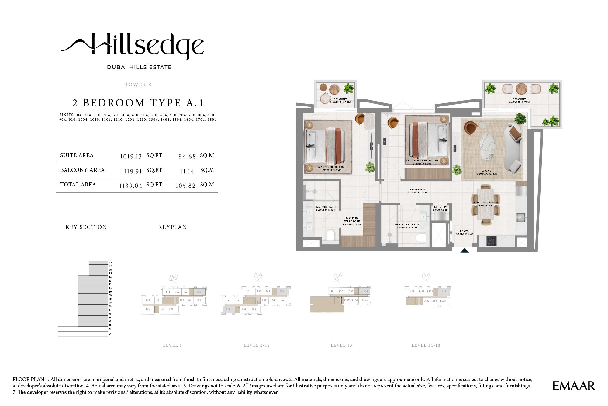Hillsedge 2 at Dubai Hills Estate floor plan 3