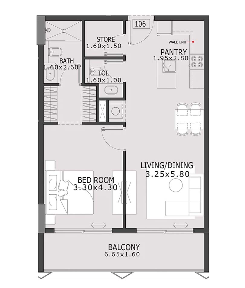 Coventry 66 at Dubai South floor plan 2