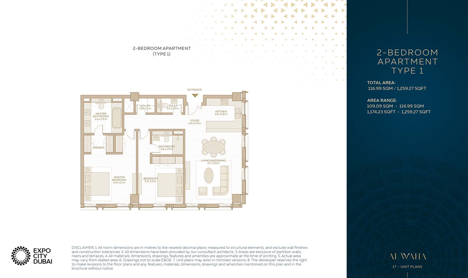 Al Waha Residences at Expo City floor plan 3
