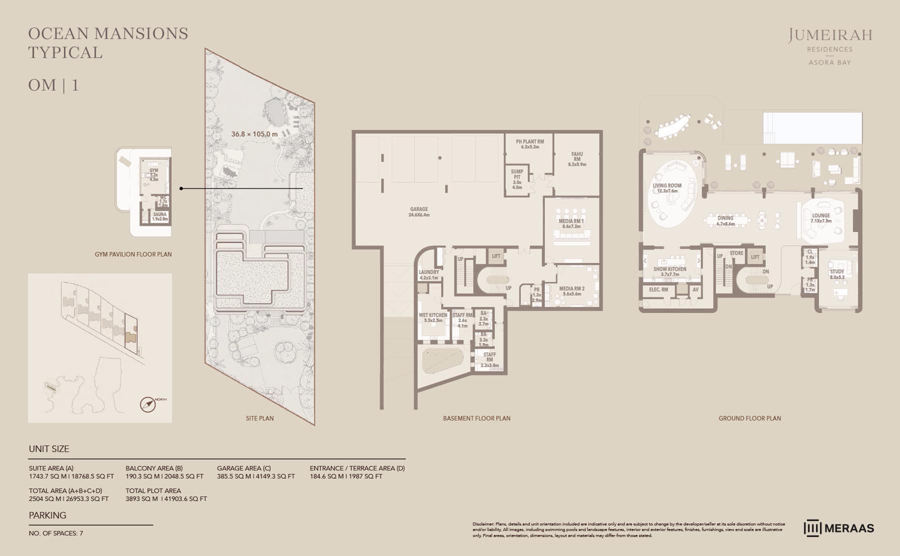 Asora Bay Ocean Mansions floor plan 1