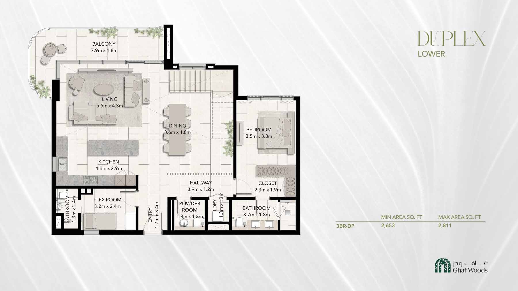 Capria East at Ghaf Woods floor plan 4