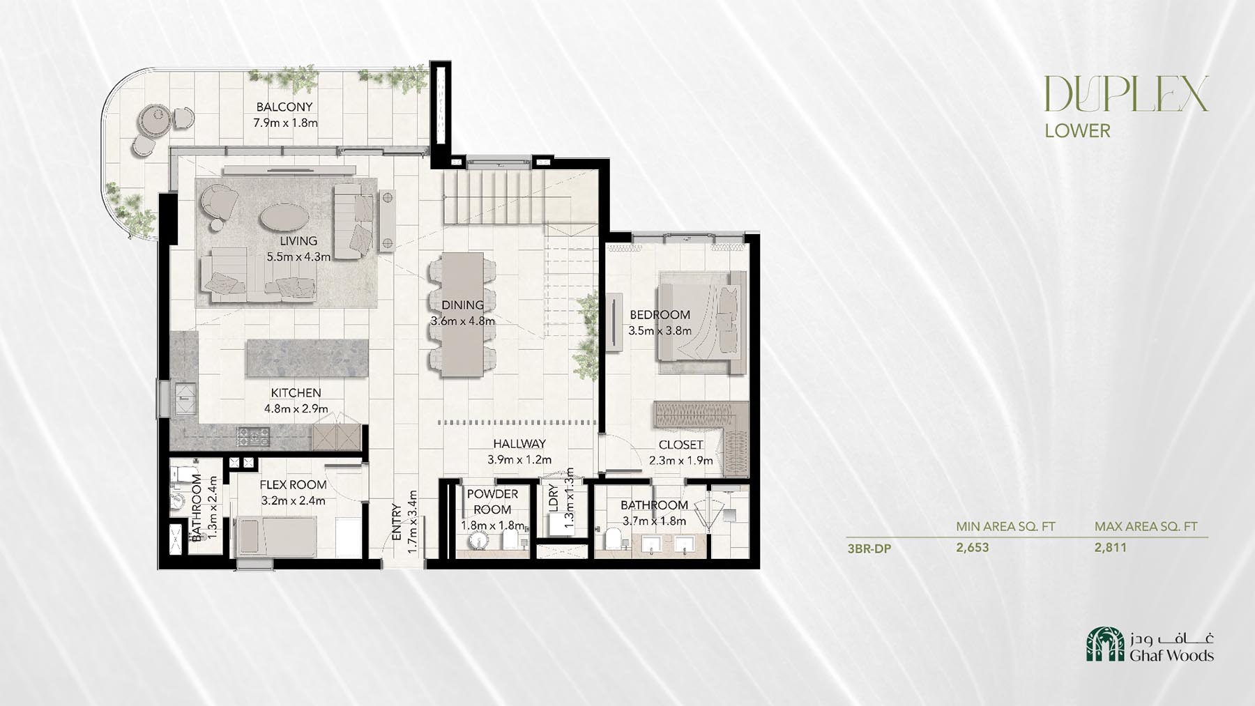 Capria West at Ghaf Woods floor plan 4