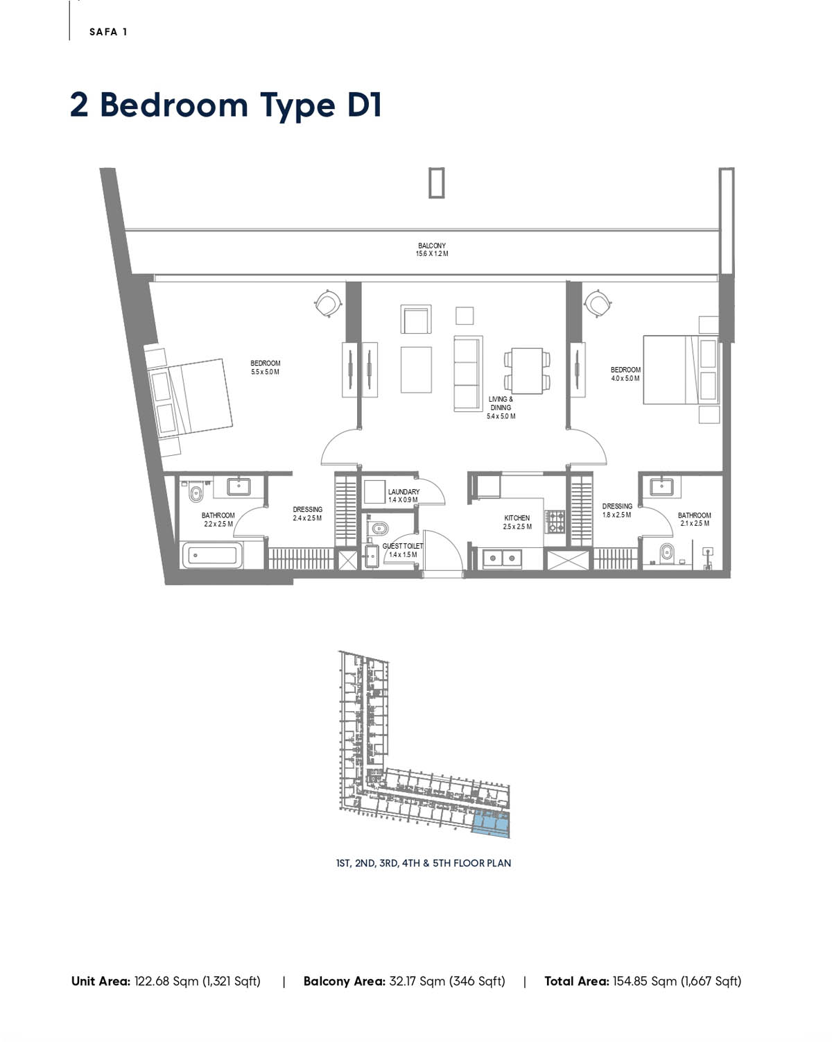 Safa at Aljada floor plan 3