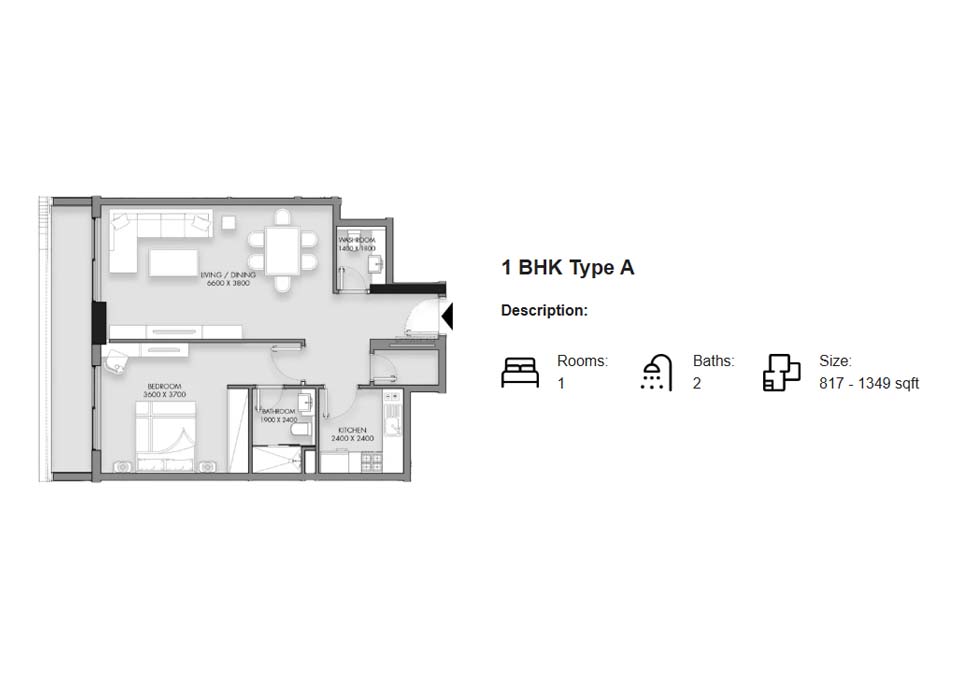 Rose Gardens 1 floor plan 2