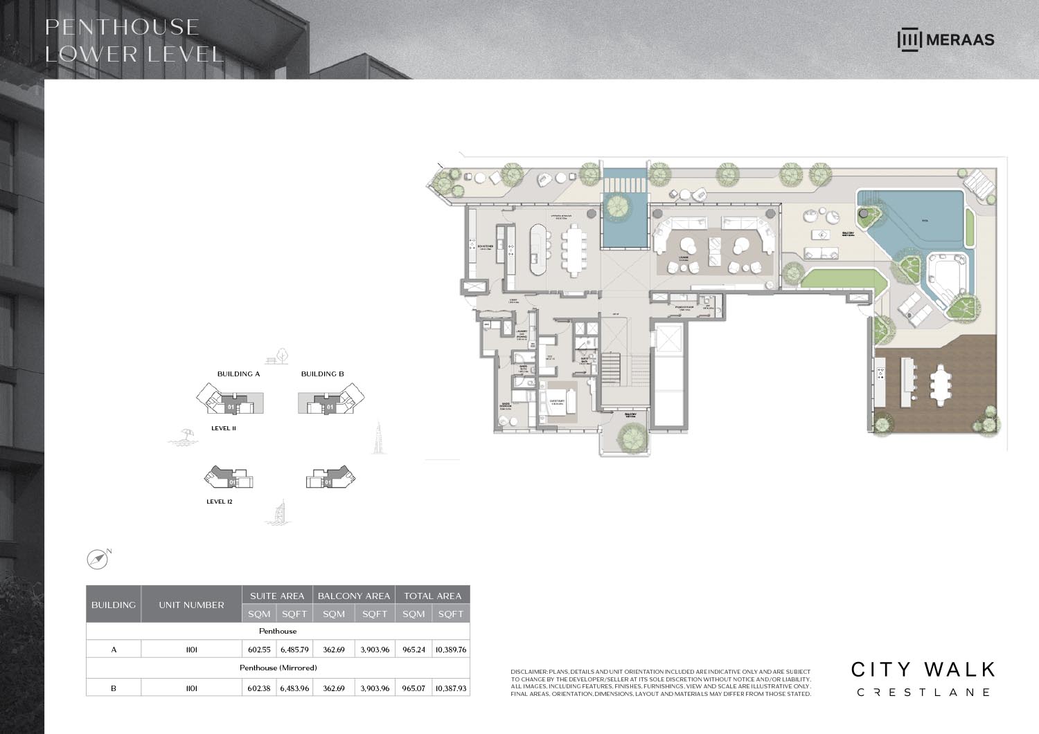 City Walk Crest Lane by Meraas floor plan 5