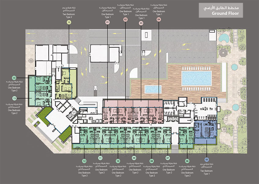 Azizi Mirage floor plan 2