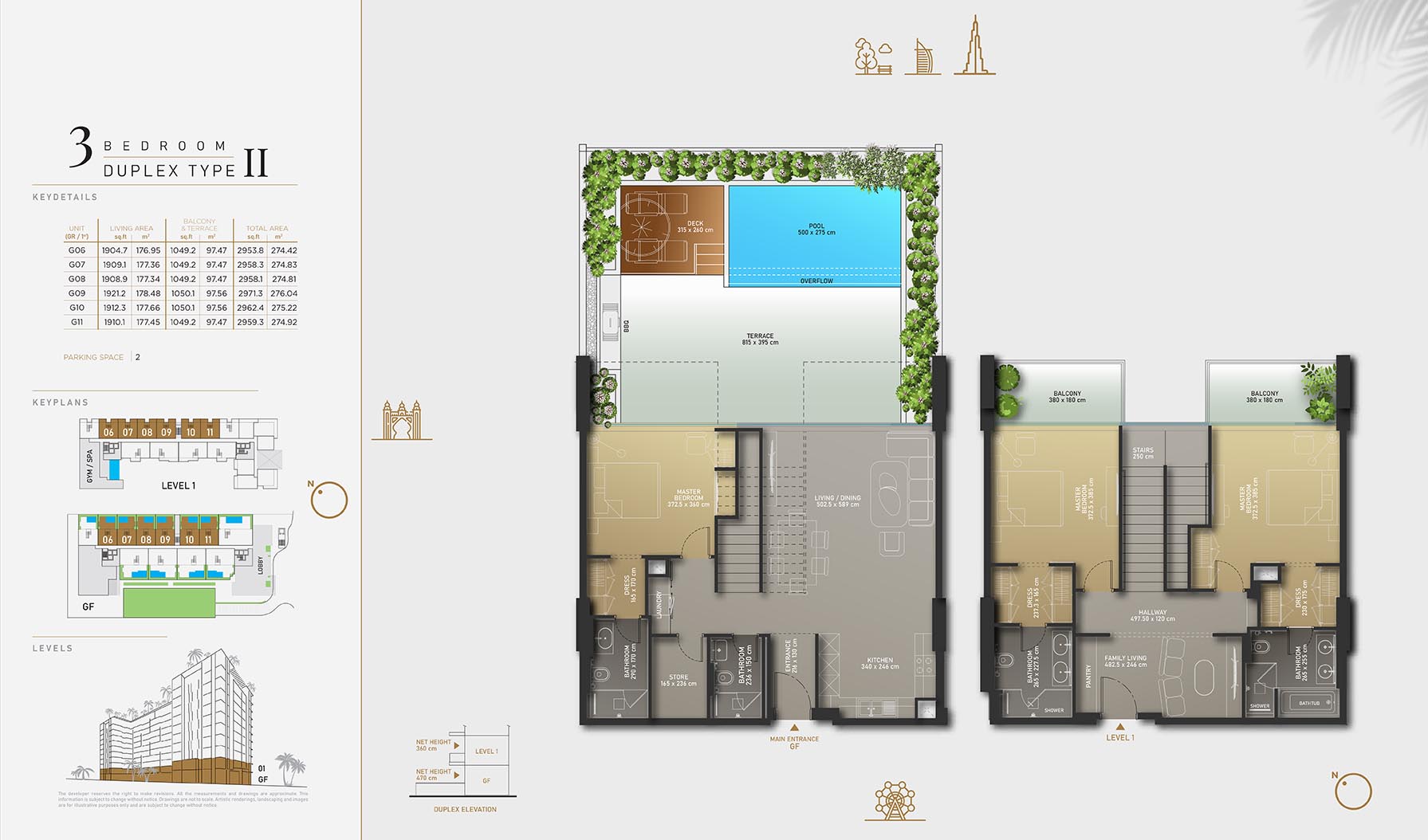 Olaia Residences at Palm Jumeirah floor plan 5