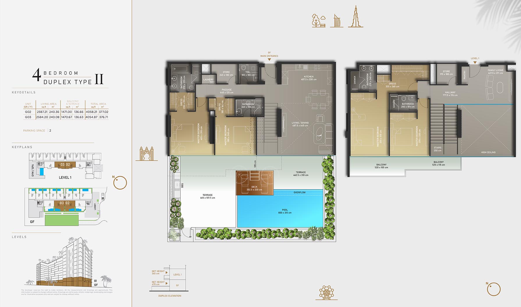 Olaia Residences at Palm Jumeirah floor plan 6