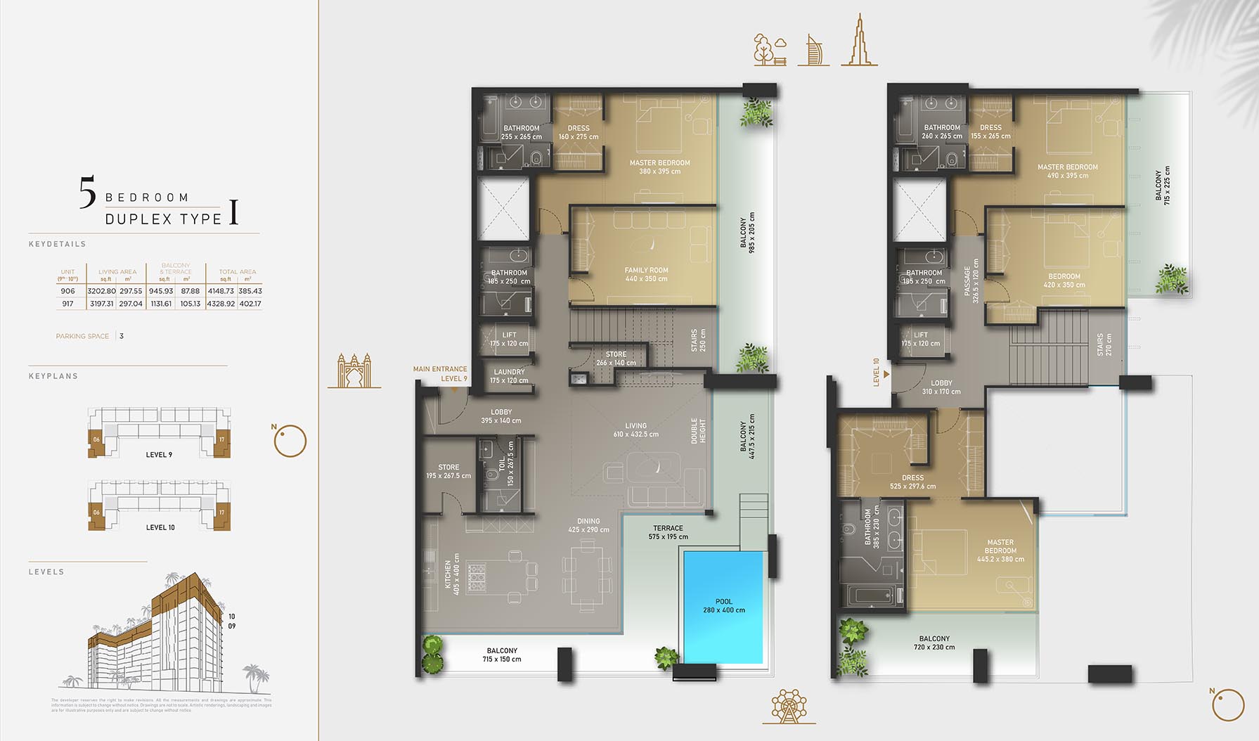 Olaia Residences at Palm Jumeirah floor plan 7
