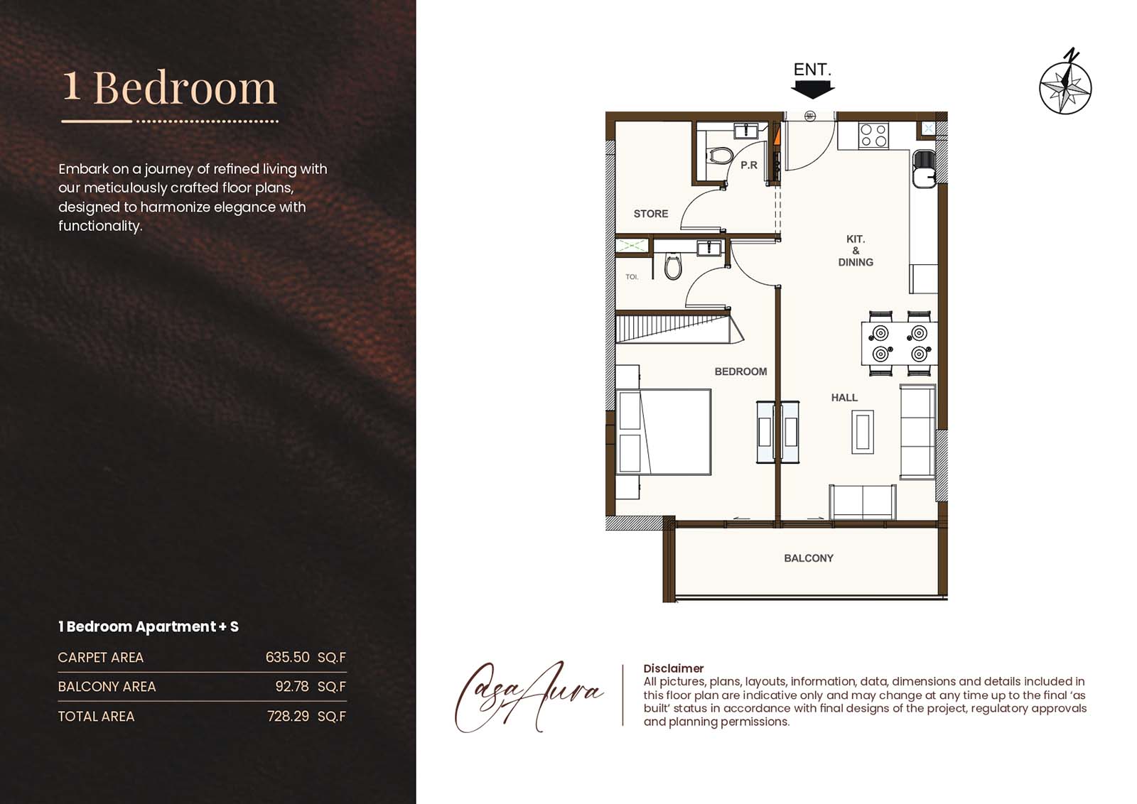 Casa Aura Residence at Dubai South floor plan 2