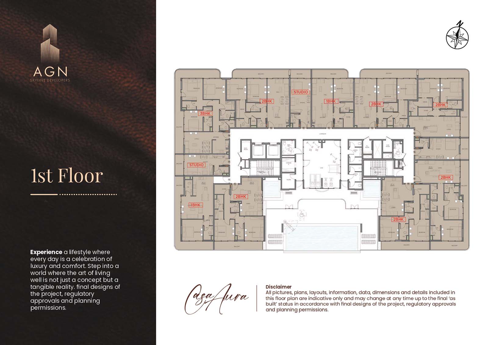 Casa Aura Residence at Dubai South floor plan 3