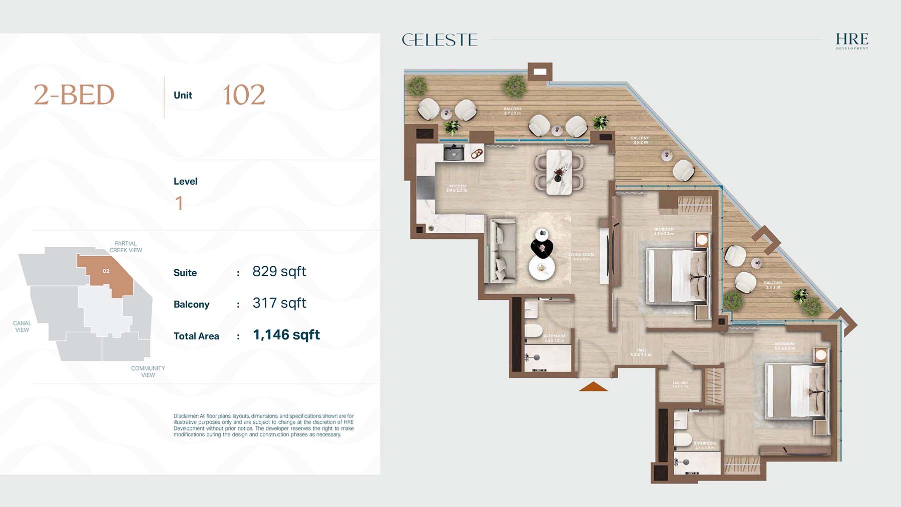 Celeste by HRE floor plan 2