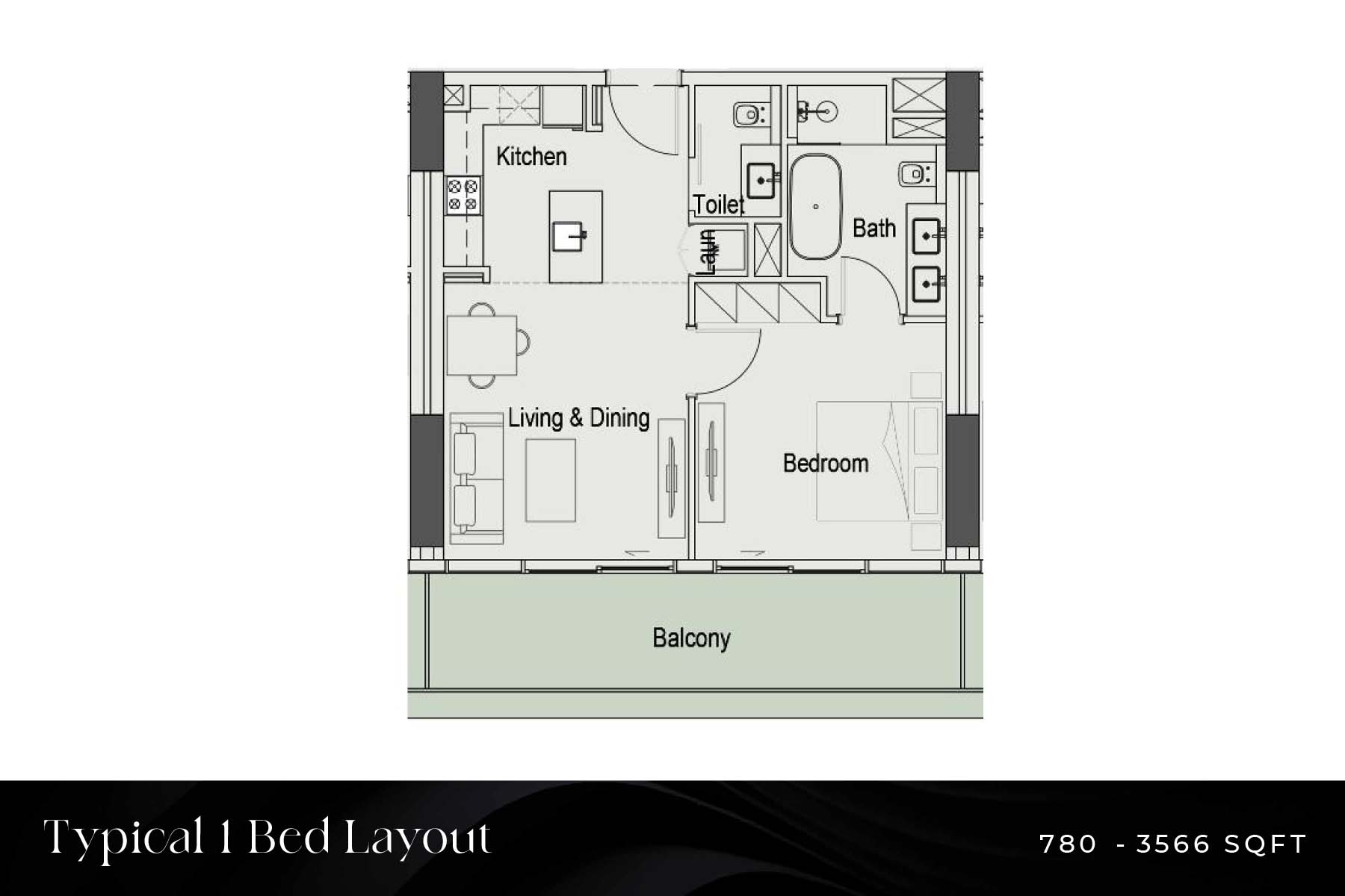 15 Cascade by Iman floor plan 1