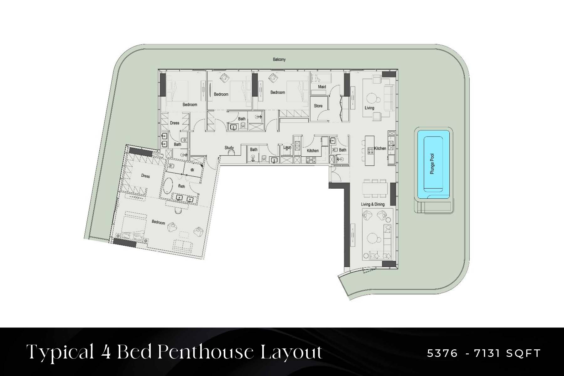 15 Cascade by Iman floor plan 7