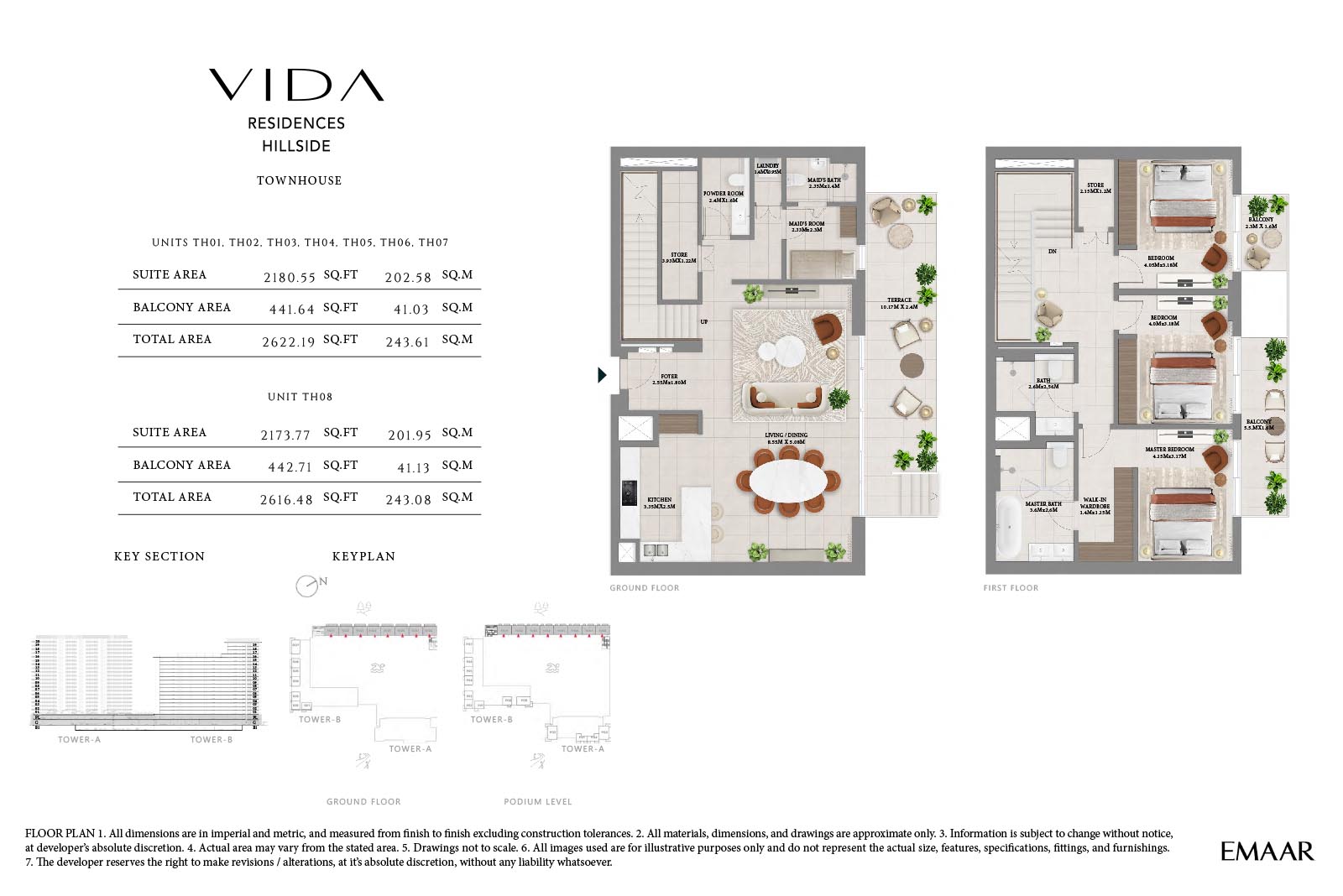 Vida Residences Hillside at Dubai Hills Estate floor plan 4