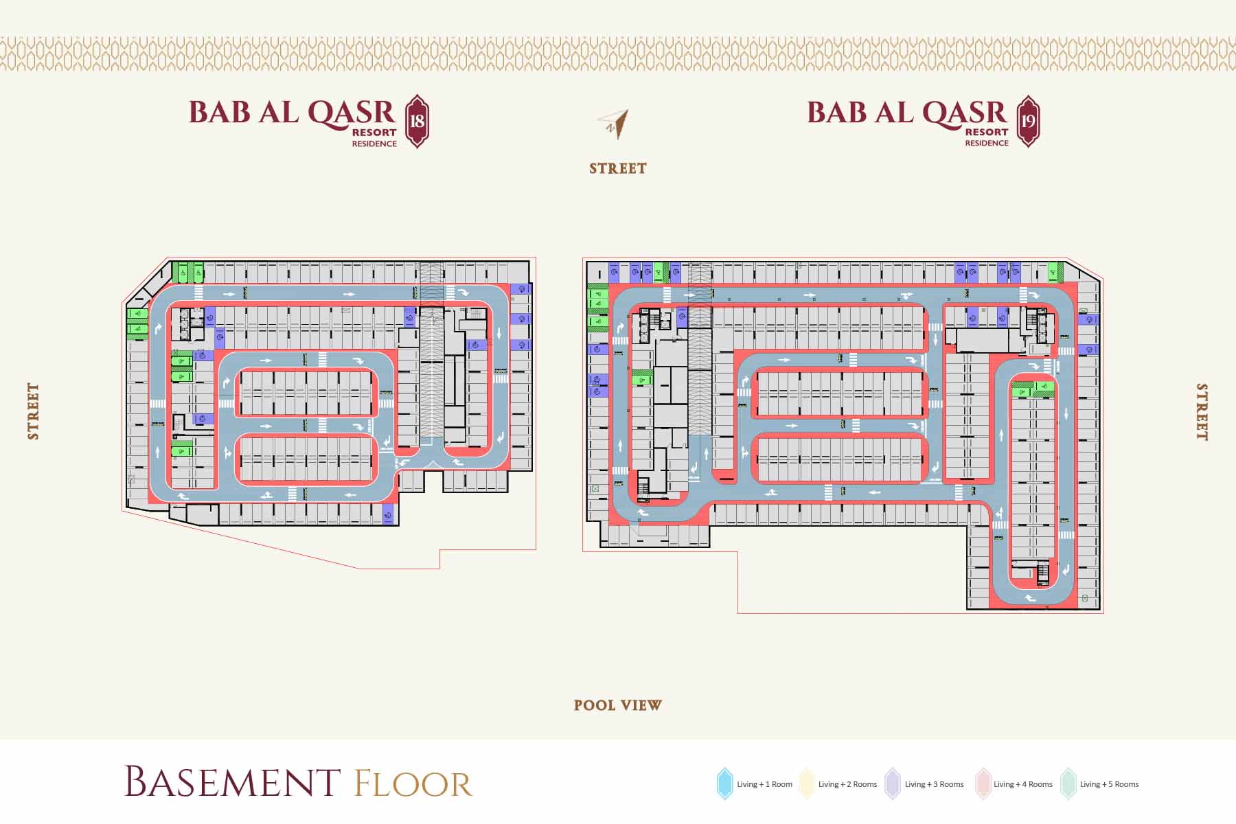 Bab Al Qasr Residence 18 floor plan 1