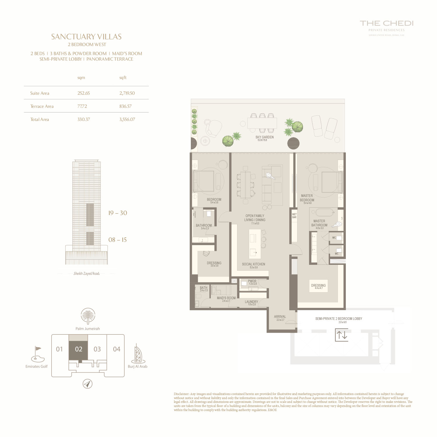The Chedi Private Residences floor plan 1