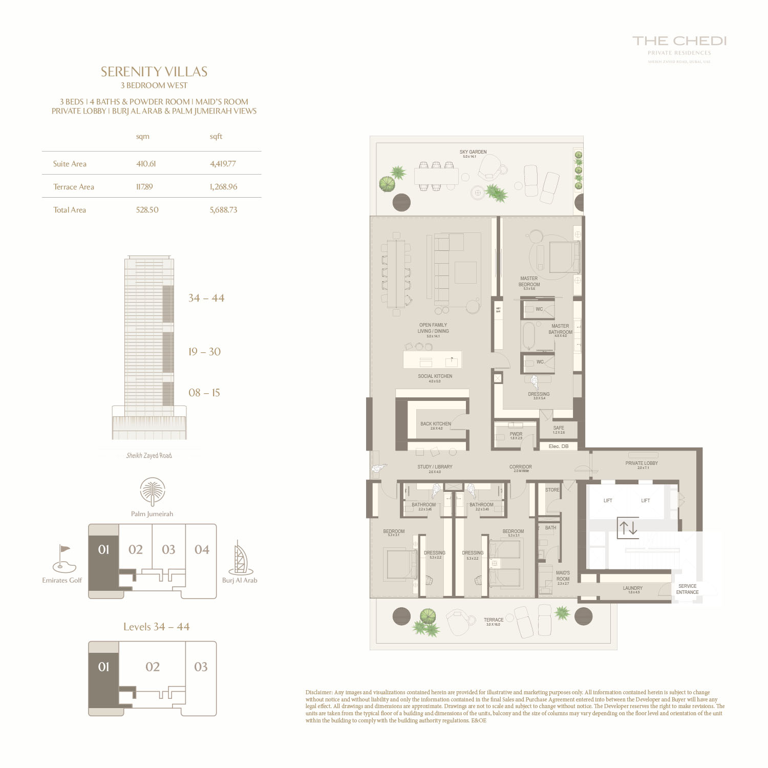 The Chedi Private Residences floor plan 2