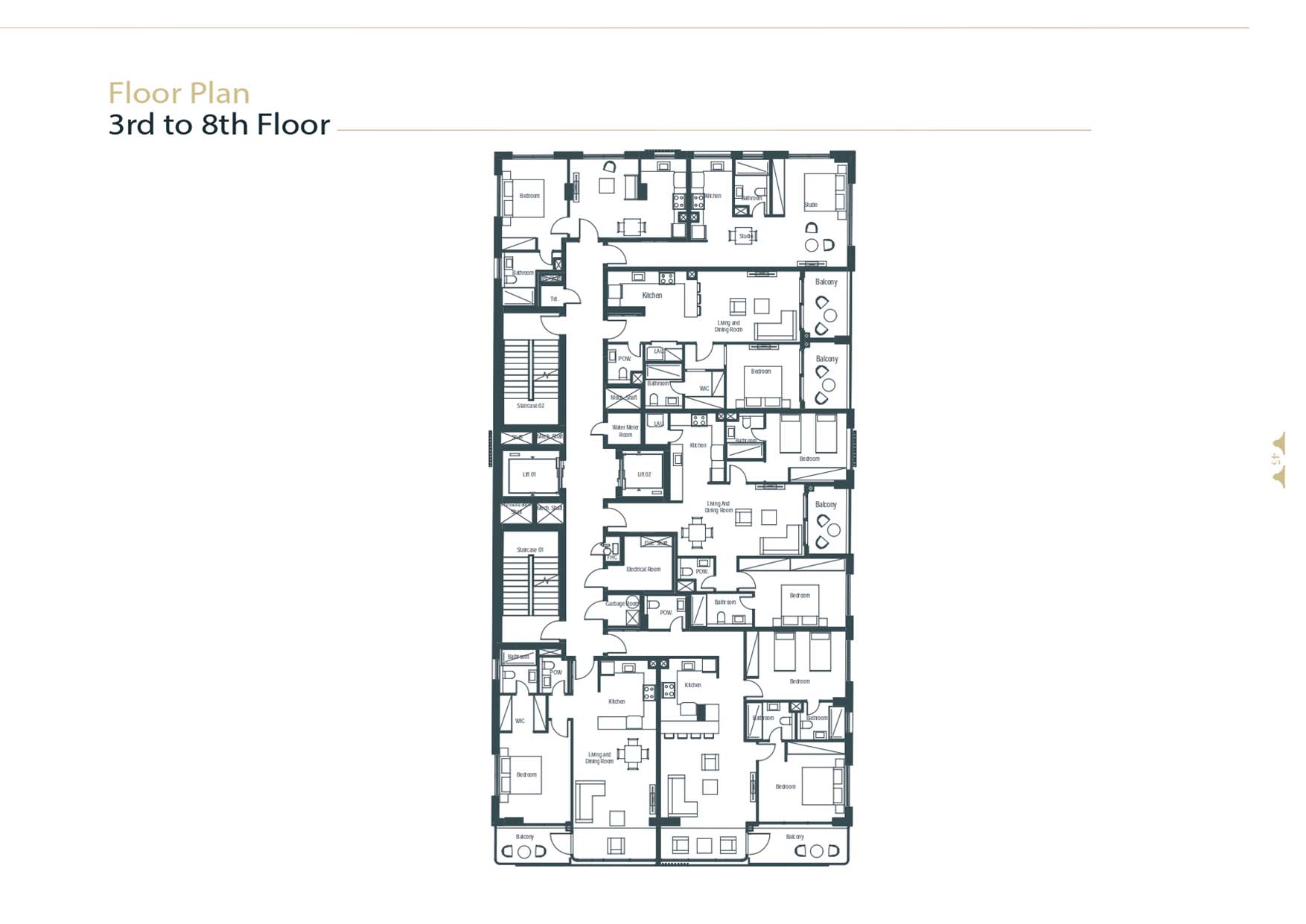 Whitestone Residence floor plan 3