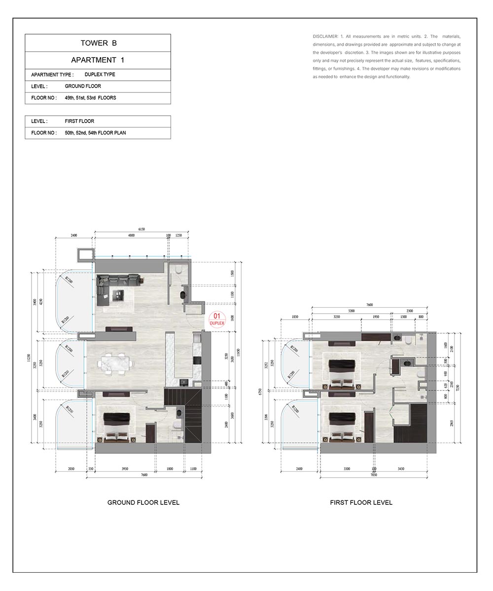 Ananda Towers at Motor City floor plan 5