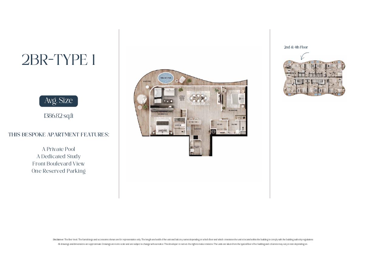 AGUA Residences at Dubai Islands floor plan 2