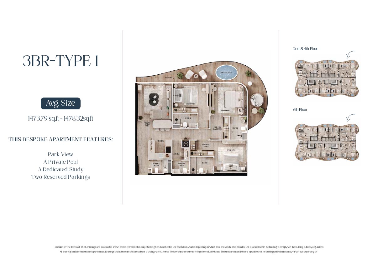 AGUA Residences at Dubai Islands floor plan 3